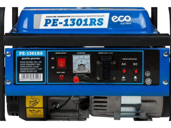 0028418891_4 Электростанция (генератор бензиновый) ECO PE-1301RS (1.1 кВт, 230 В, бак 6.0 л, вес 23 кг)