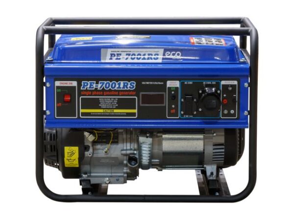 0134115072_2 Генератор бензиновый ECO PE-7001RS (5.5 кВт, 230 В, бак 25.0 л, вес 70 кг)