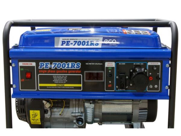 0134115072_4 Генератор бензиновый ECO PE-7001RS (5.5 кВт, 230 В, бак 25.0 л, вес 70 кг)