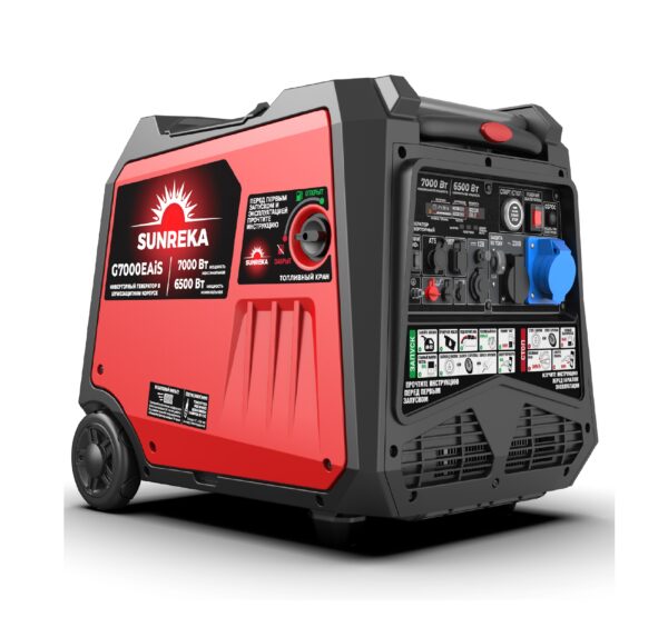 1 Тихий инверторный генератор SUNREKA G7000EAiS