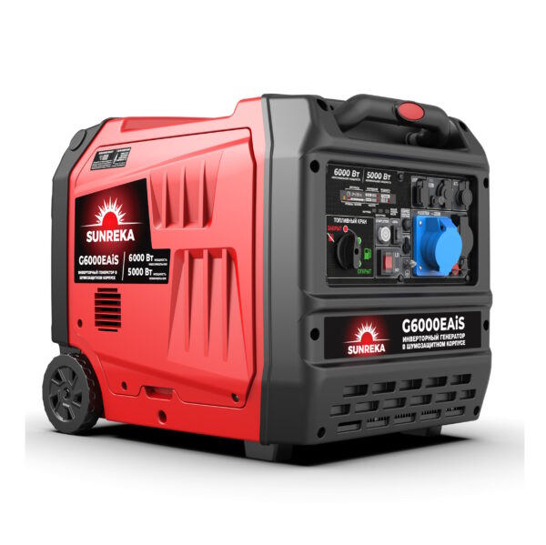 1 Тихий инверторный генератор SUNREKA G6000EAiS