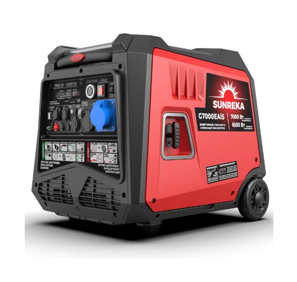 2 Тихий инверторный генератор SUNREKA G7000EAiS