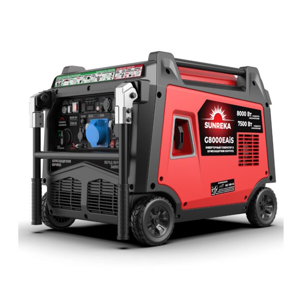2 Тихий инверторный генератор SUNREKA G8000EAiS