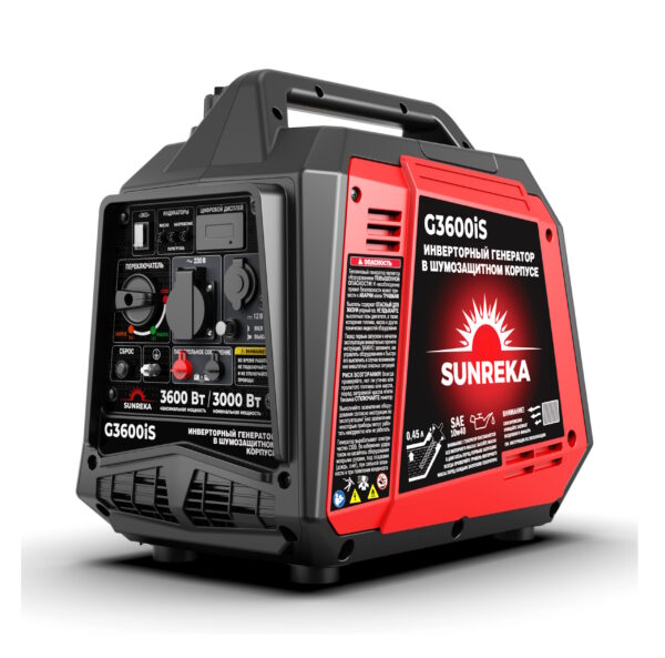 2 Тихий инверторный генератор SUNREKA G3600iS