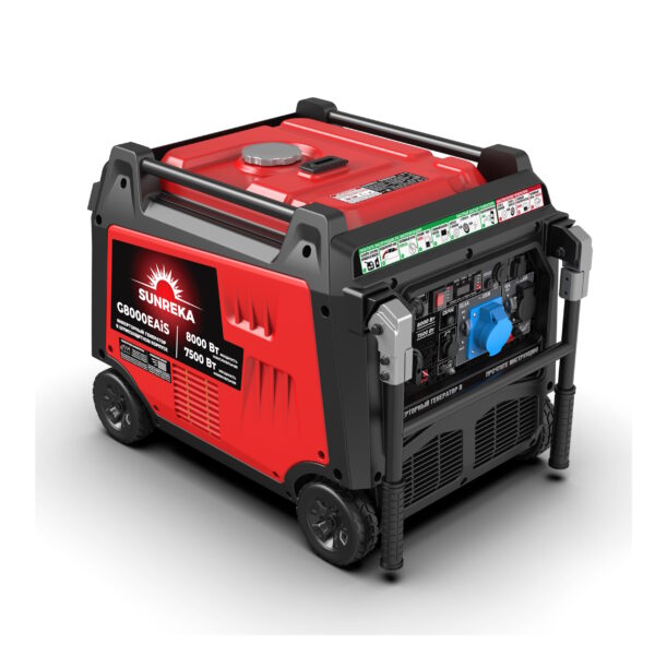 3 Тихий инверторный генератор SUNREKA G8000EAiS